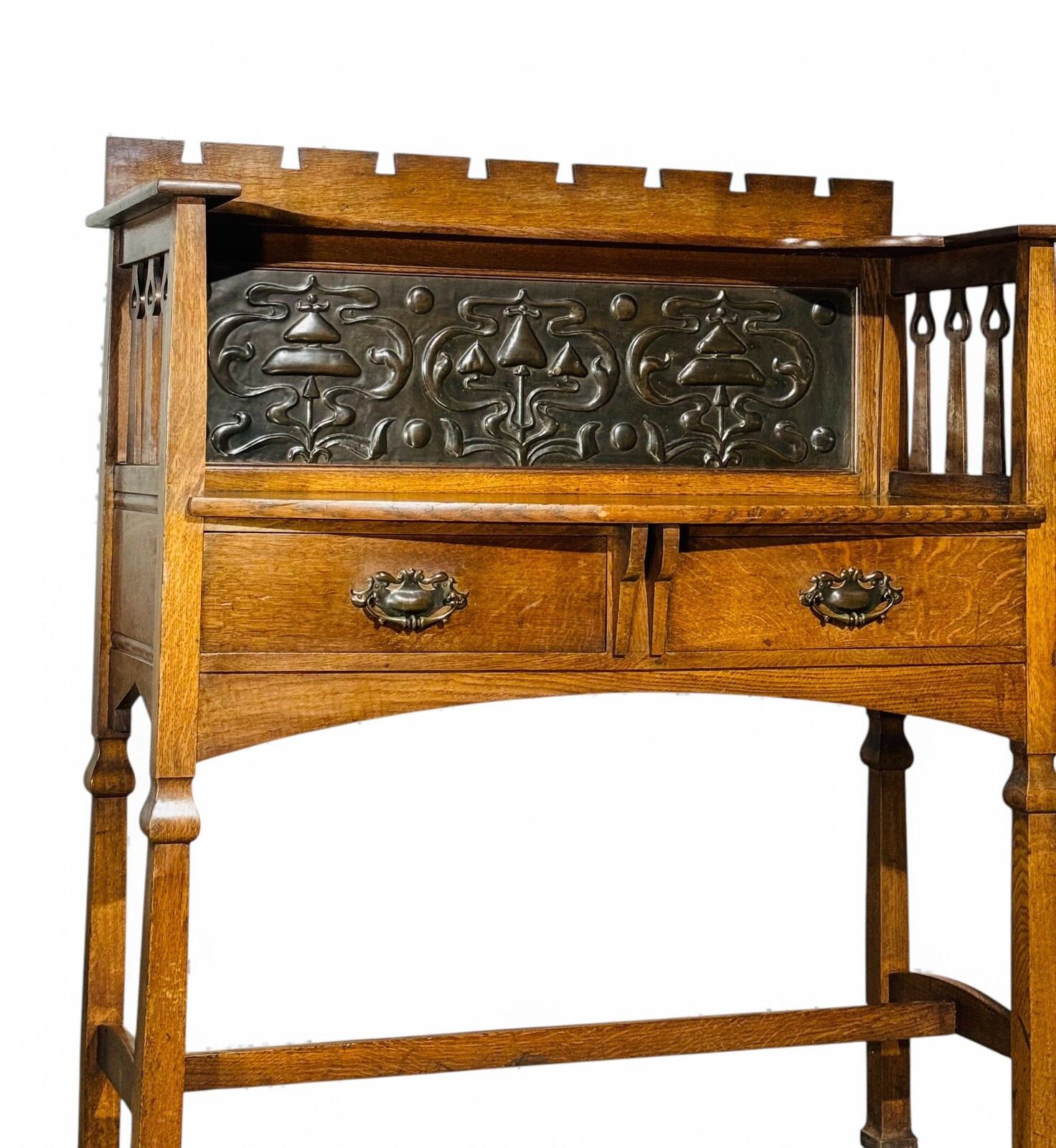 Antique Shapland And Petter  Sideboard Hall Table C1900 Arts And Crafts photo 2950.0