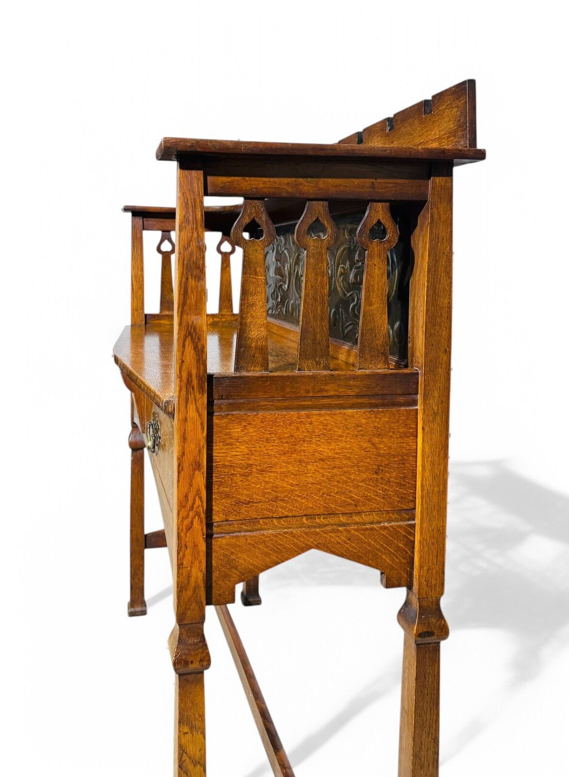 photo buy Antique Shapland And Petter  Sideboard Hall Table C1900 Arts And Crafts