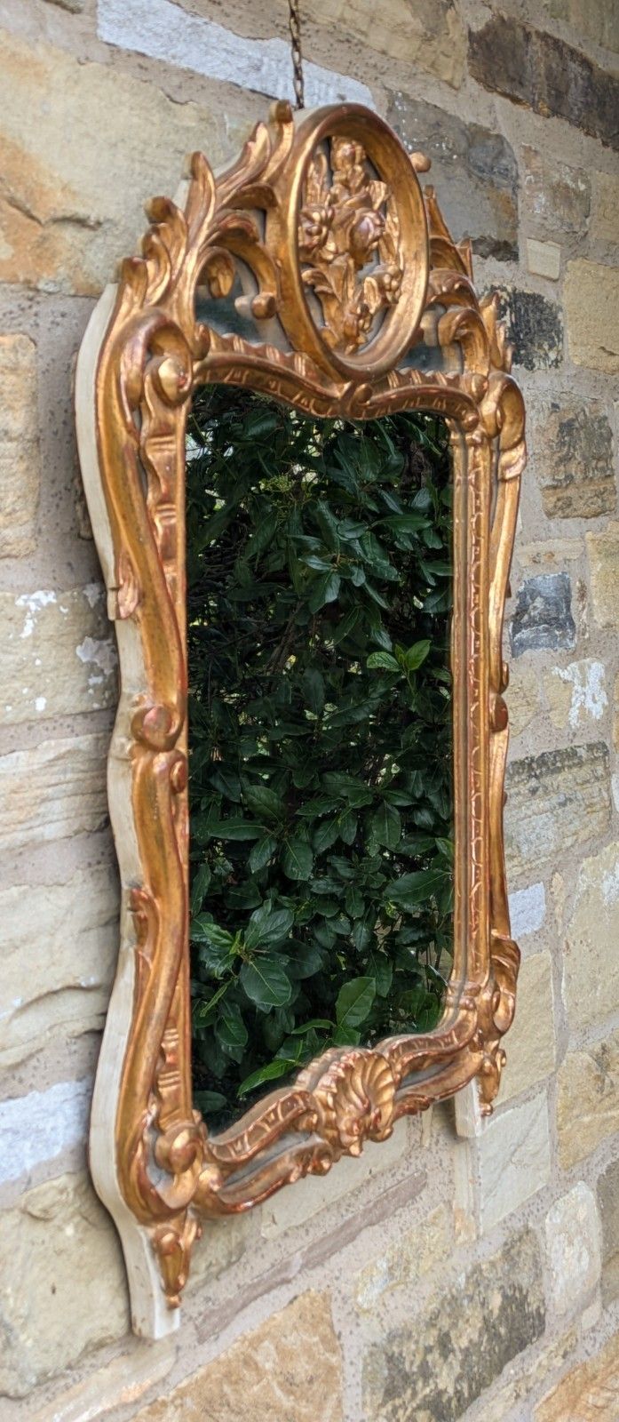 Beautiful French Baroque Wall Mirror / Pier Glass photo Home Decor