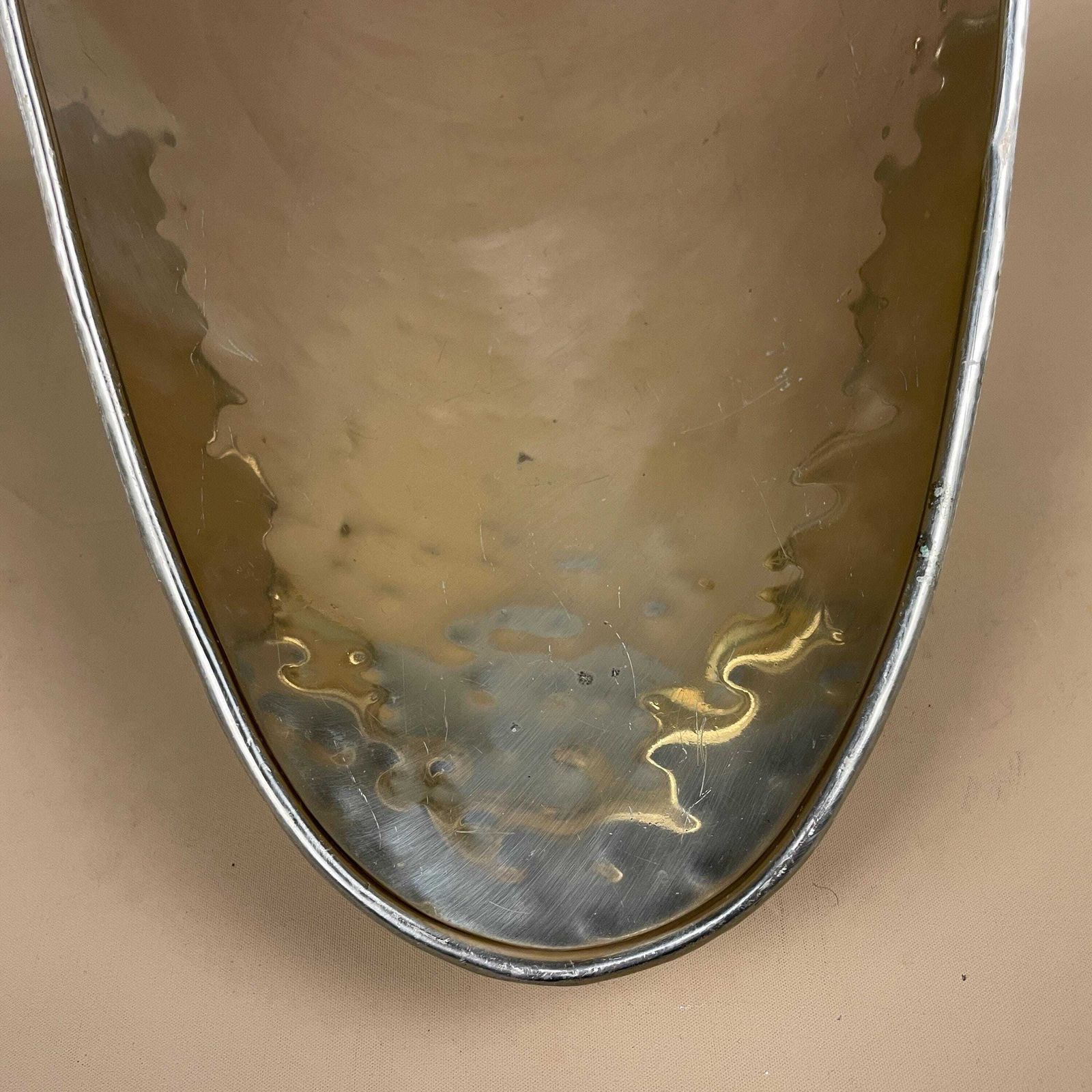 photo furniture Metal Log Holder Gold Silver Coal Bucket Handle Fireside Fire Side Scuttle Farmhouse Cottage Hammered Feet Vintage Fireplace Logs Antique