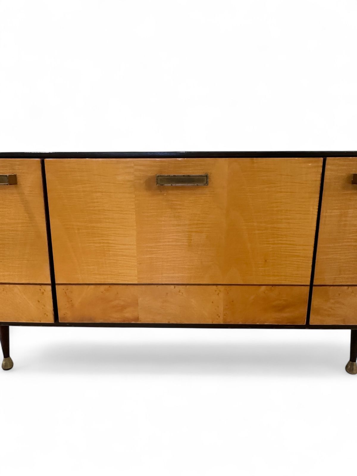 Italian Mid Century Modern Bedroom Suite Constructed In Mahogany & Burr Maple 1956 photo for sale