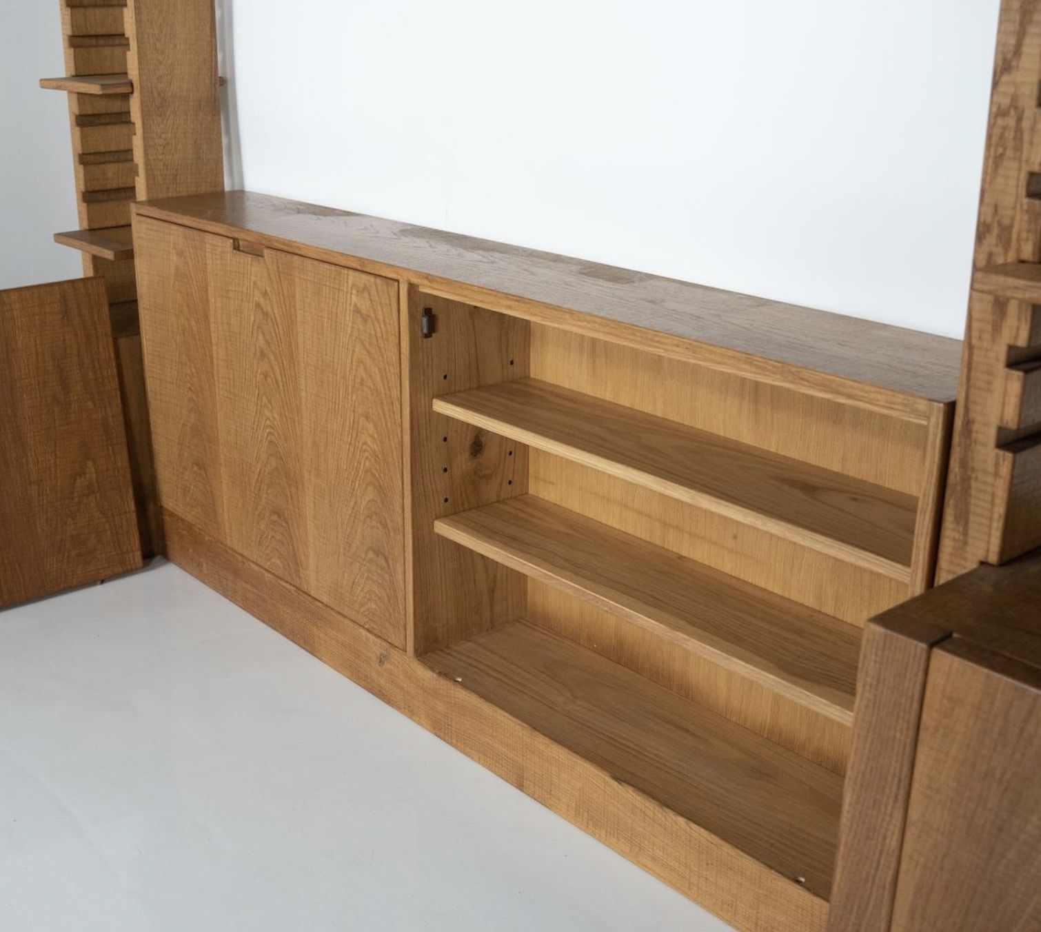 Large Bookshelf With Bench By Guiseppe Rivadossi For Officina Rivadossi, Italy photo furniture