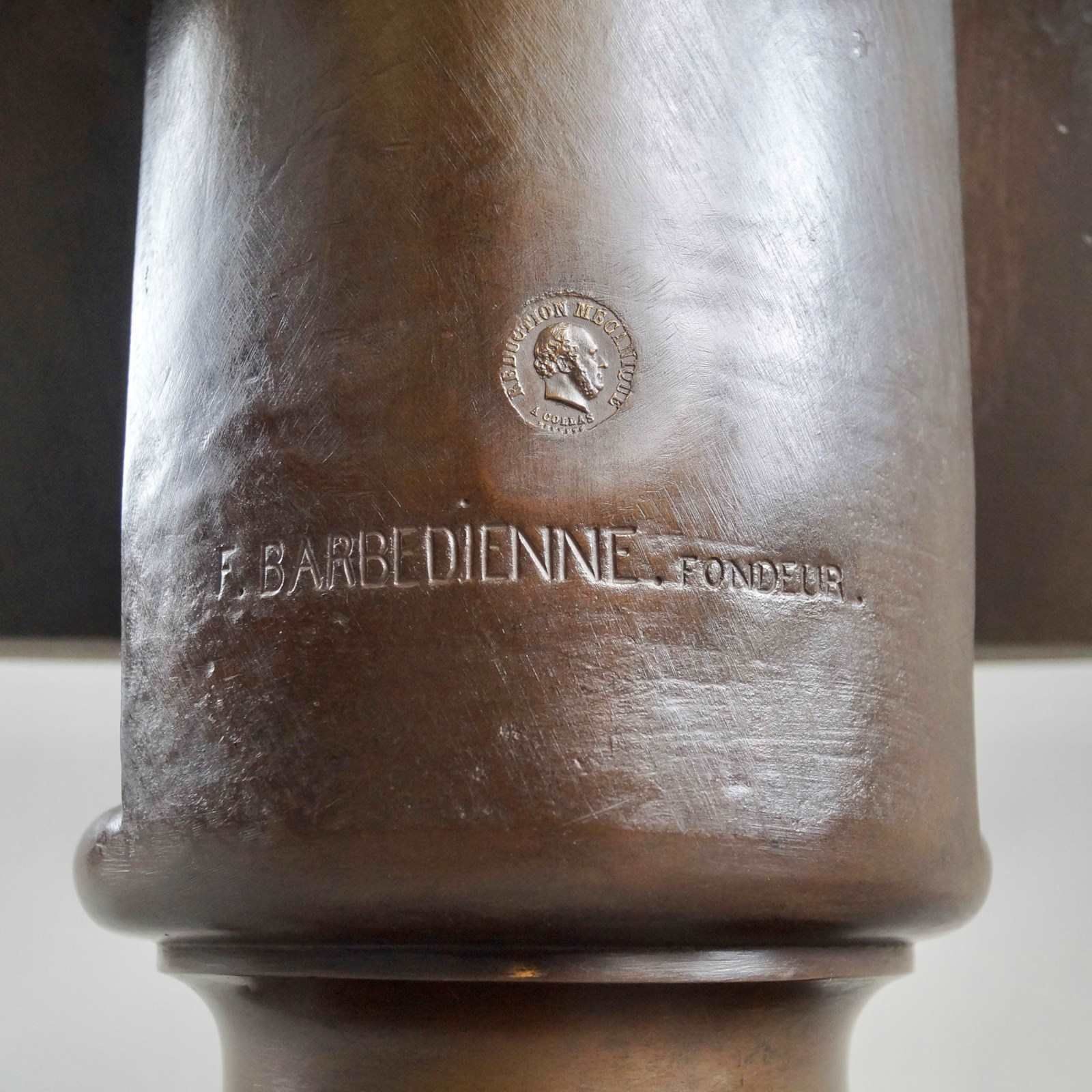 A Very Large French Patinated Bronze Bust Of Jesus Christ photo 6275.0
