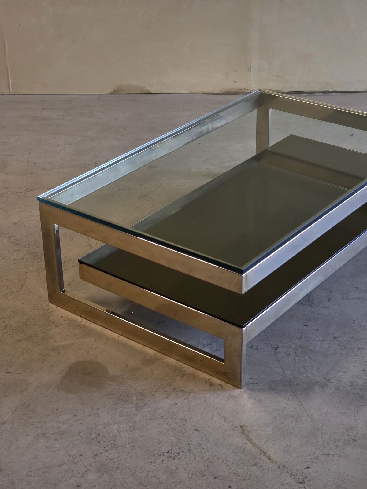 Belgochrom Messing En Glas G Tafel photo Meubels