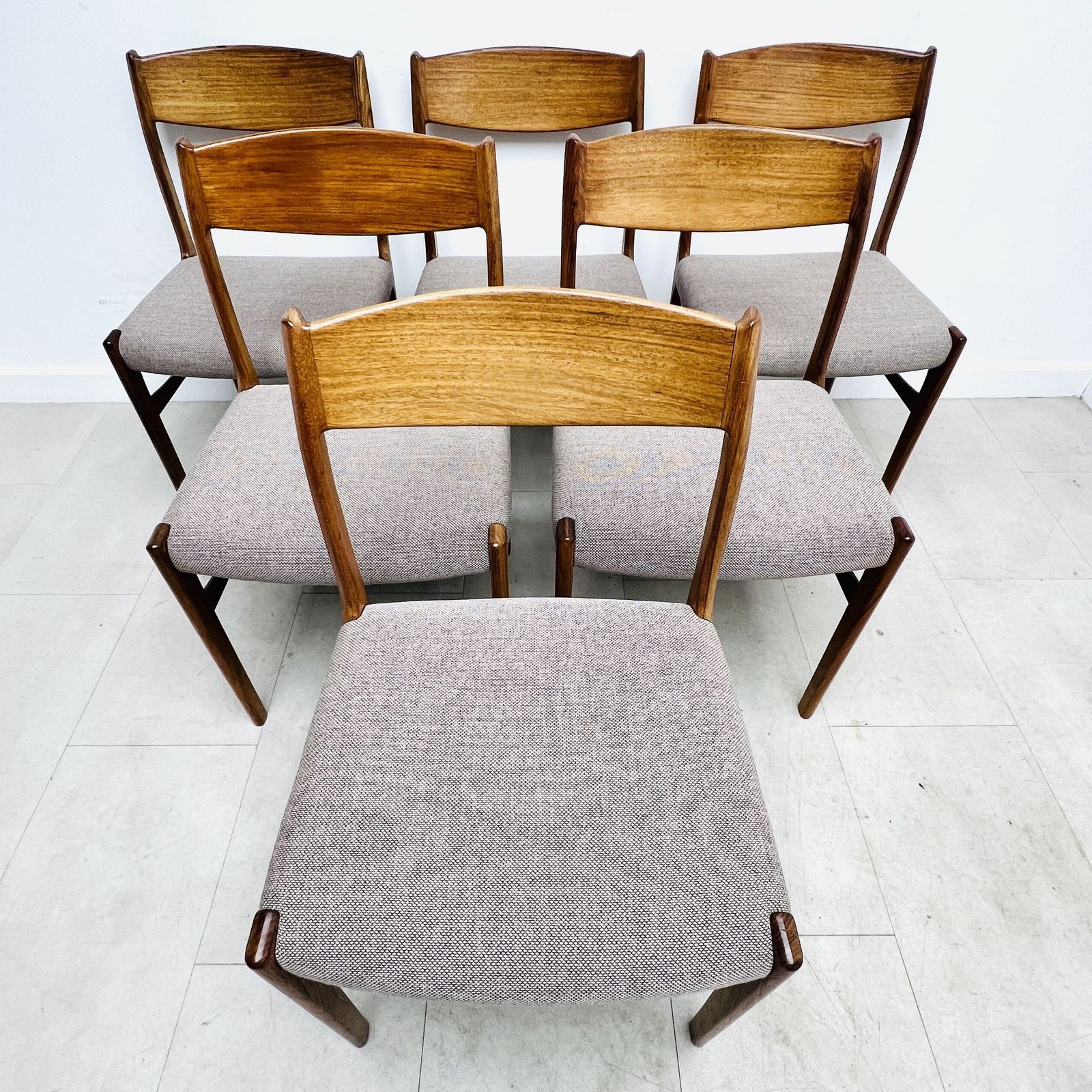 Danish Dining Chairs By Arne Wahl Iversen photo for sale