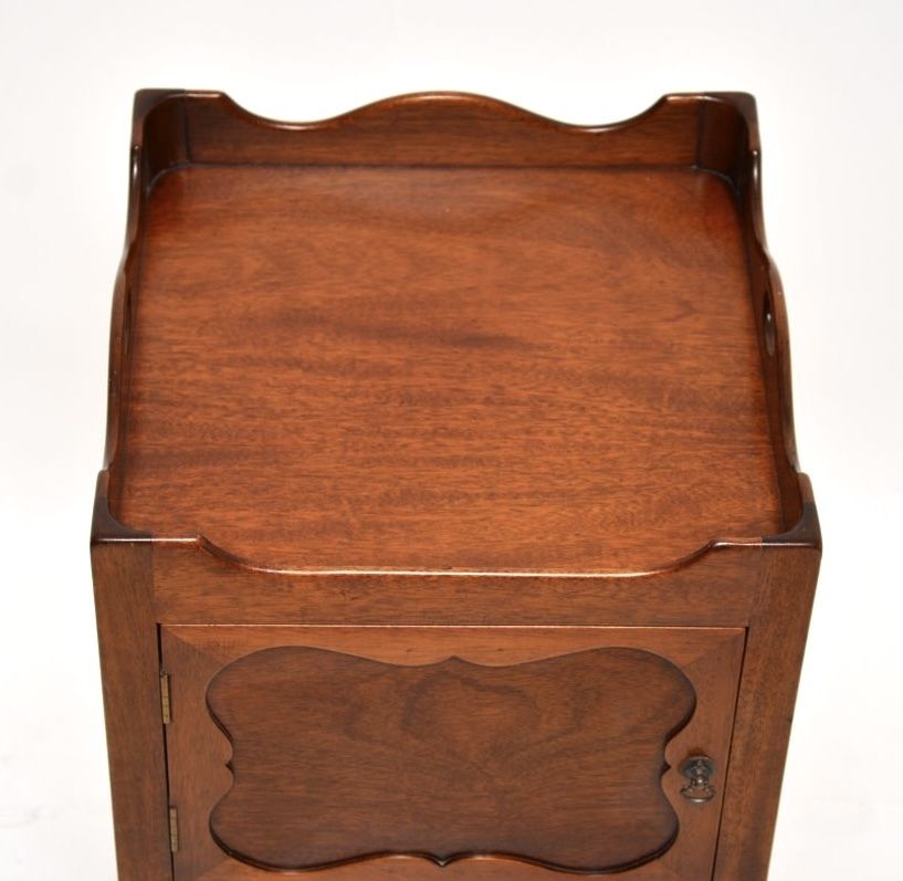 Antique Georgian Style Mahogany Cabinet On Legs photo vintage
