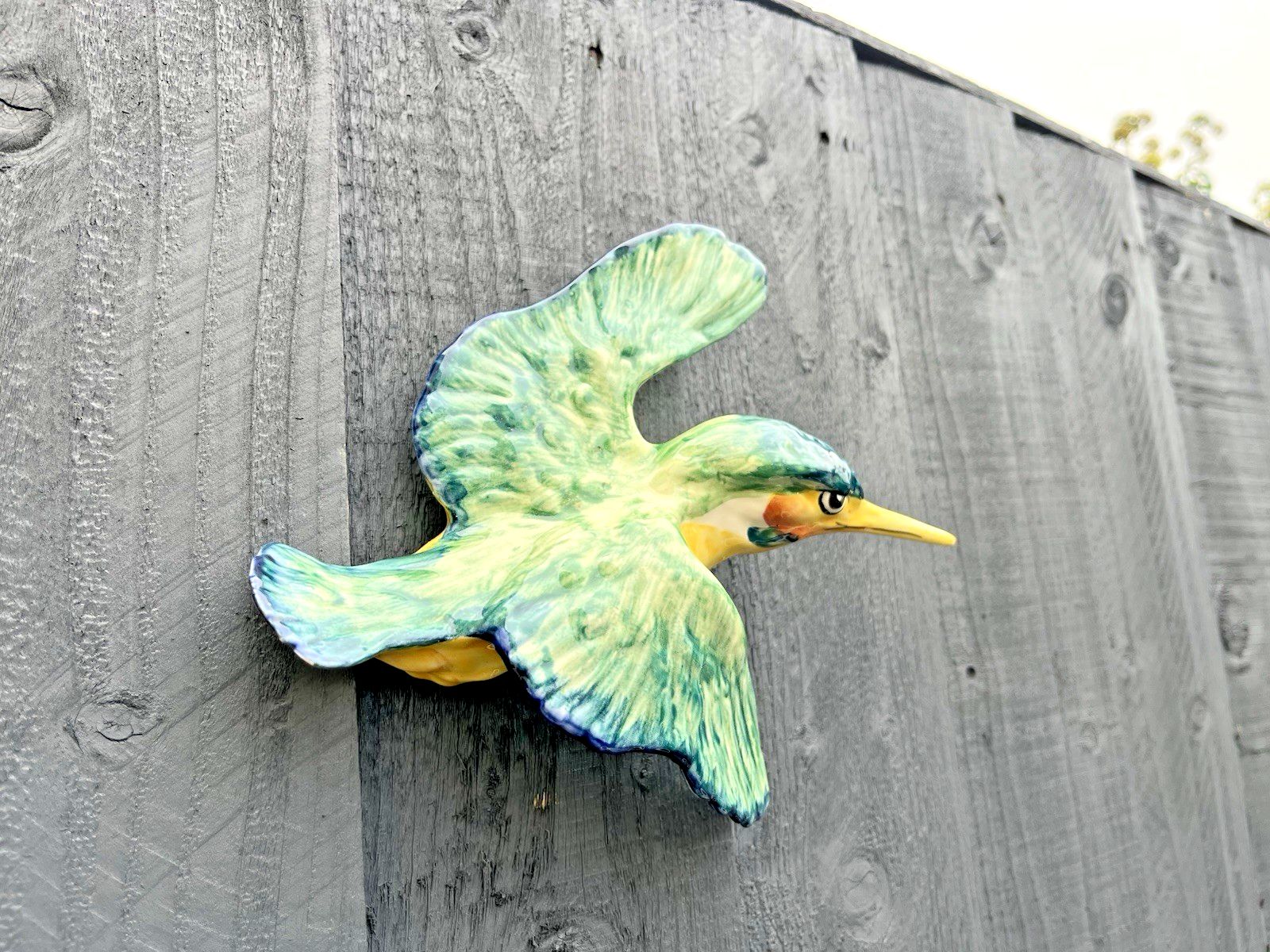 Rare Large Vintage Beswick Flying Kingfisher 729/1 Bird Wall Plaque Not Duck photo for sale