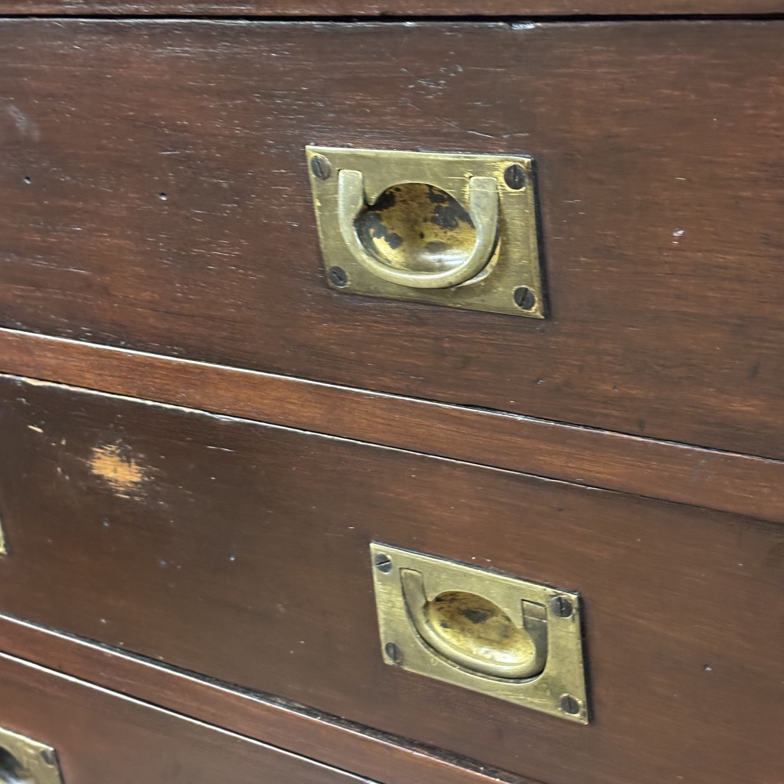 1920s Mahogany Workshop Bank Of Drawers photo for sale