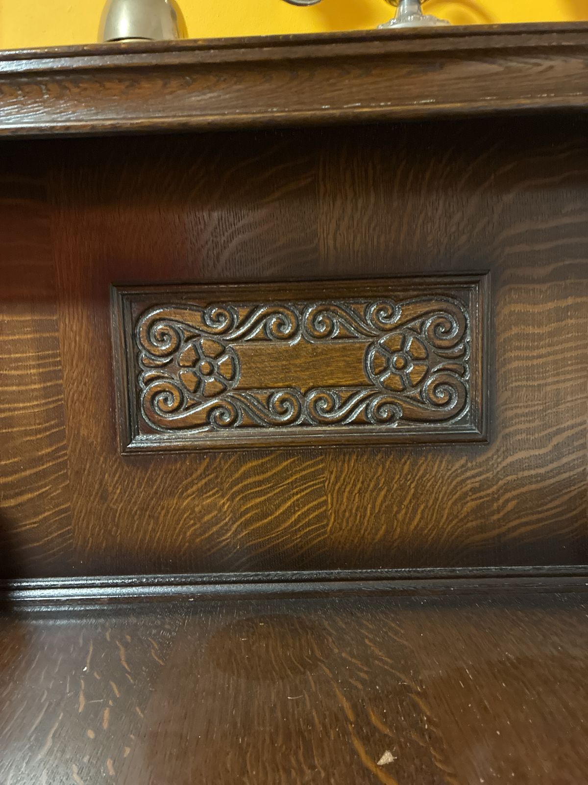 Sideboard With 4 Drawers And 2 Cupboards. Part Carved Fascia photo furniture