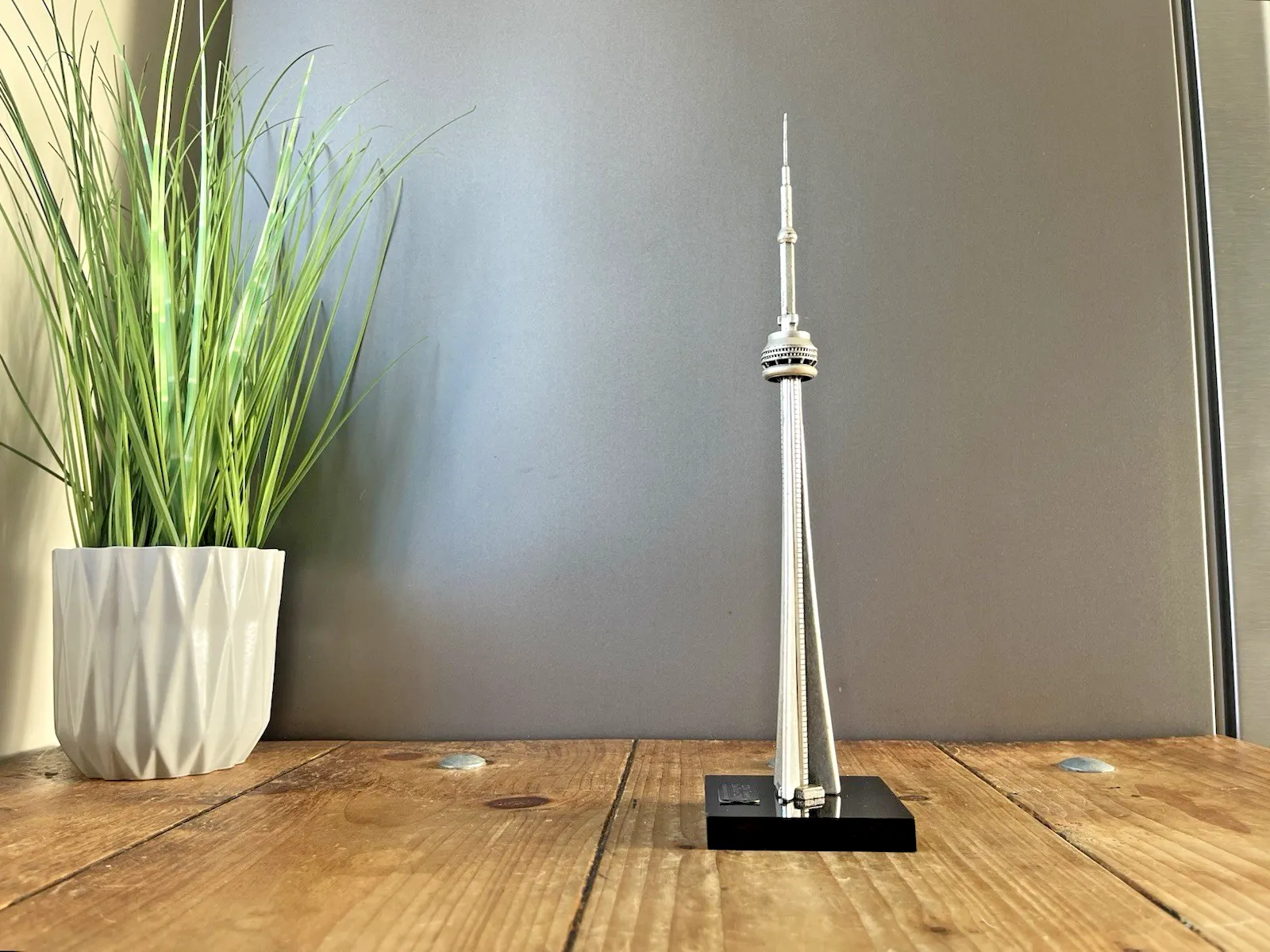 Vintage 11.5" 1970's Cn Radio Tower Canada Desk Sculpture Paperweight Space Age photo buy