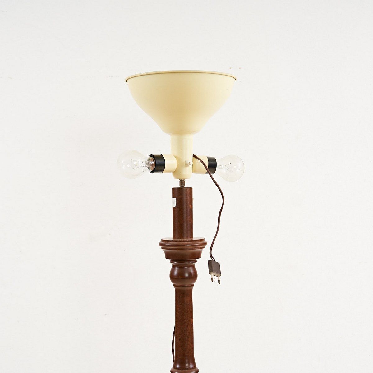 Wooden Floor Lamp, 1950s, Vintage photo for sale
