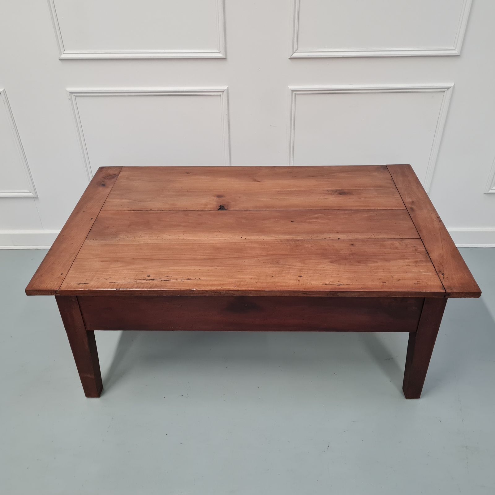 Antique Cherry Wood Coffee Table C1840 photo vinterior