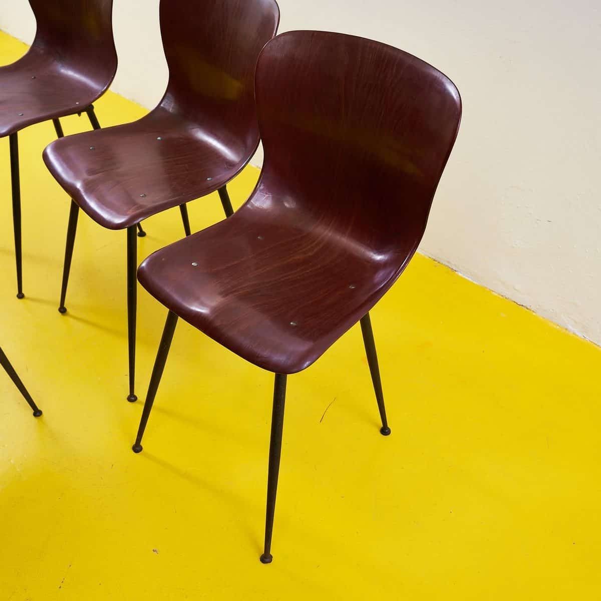 Set Of 4 1950s Design Chairs By Pagholz photo Furniture