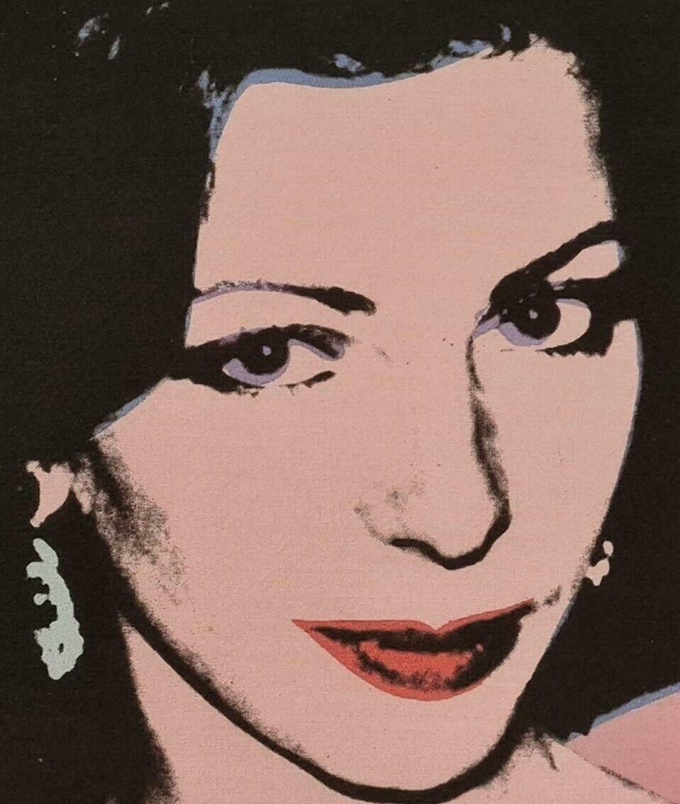 1980's Andy Warhol Portrait Of A Celebrity In Pink photo 385.0