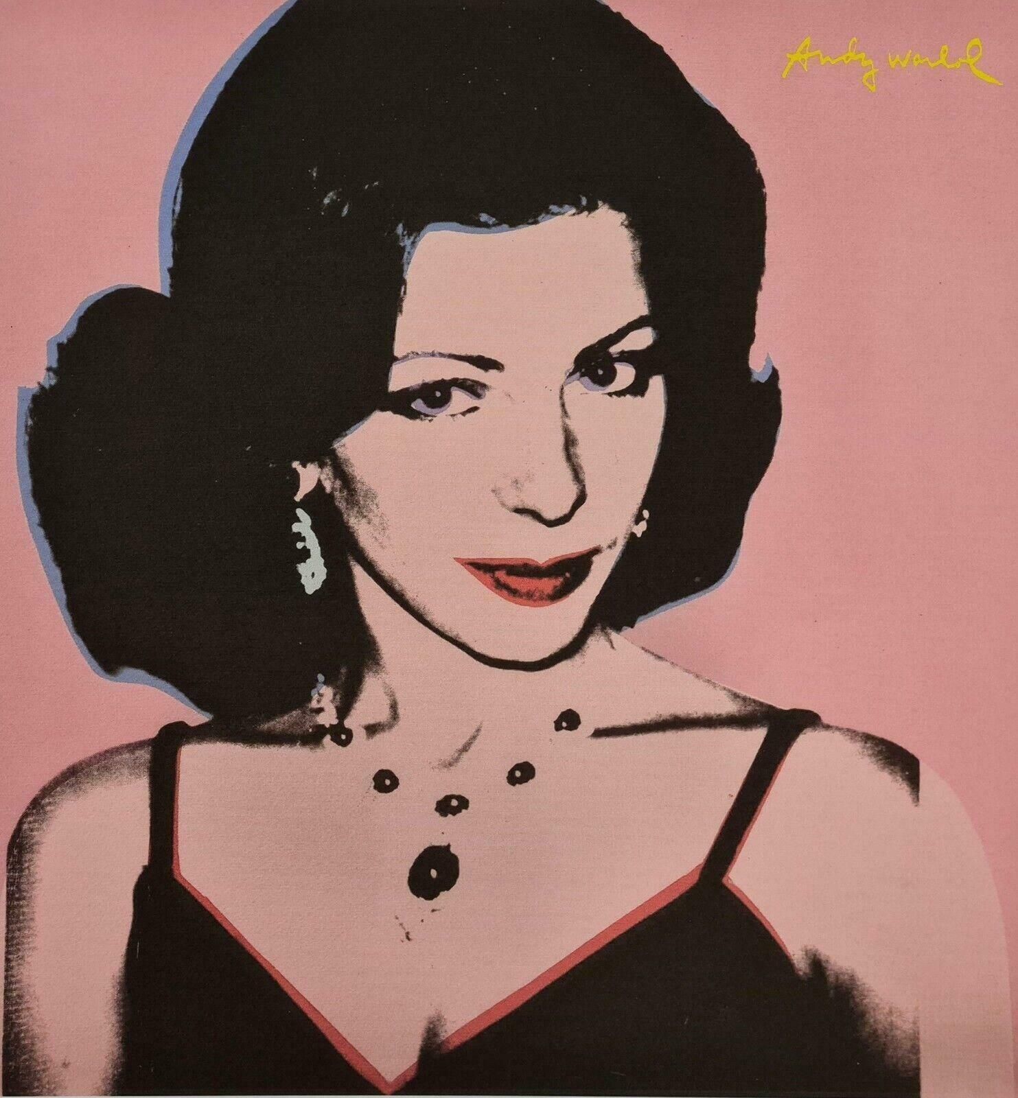 photo furniture 1980's Andy Warhol Portrait Of A Celebrity In Pink
