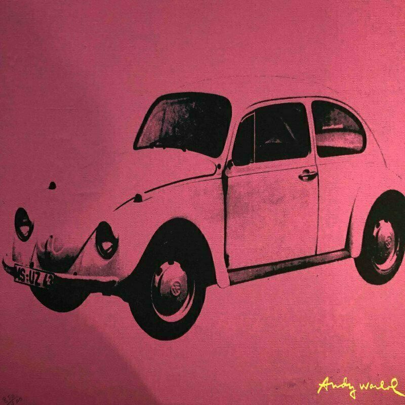 Andy Warhol, Volkswagen, Lithograph, Late 20th Century photo Art