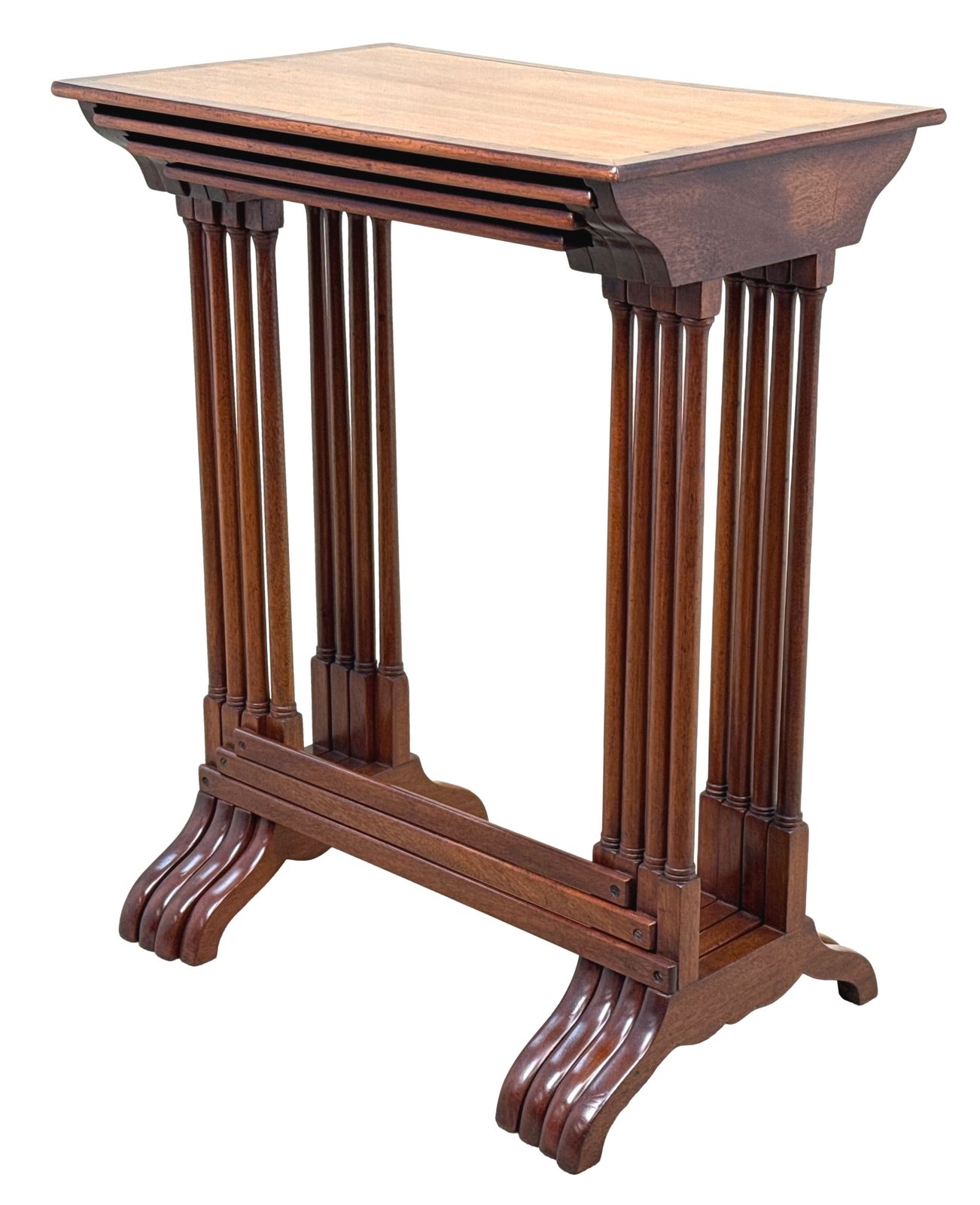 19th Century Mahogany Quartetto Nest Of Four Coffee Tables (England, Circa 1860) photo buy
