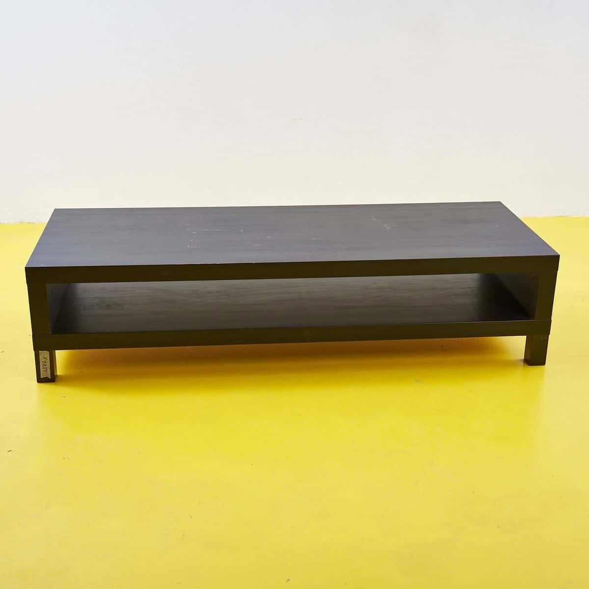 Simple Coffee Table In Contemporary Dark Wood