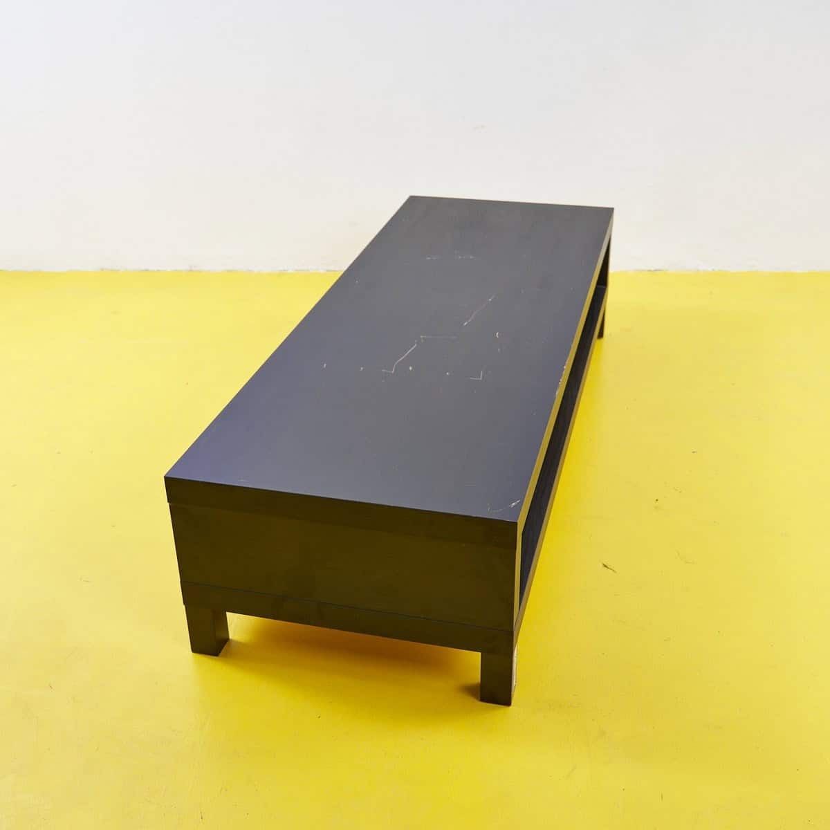 Simple Coffee Table In Contemporary Dark Wood photo 131.0