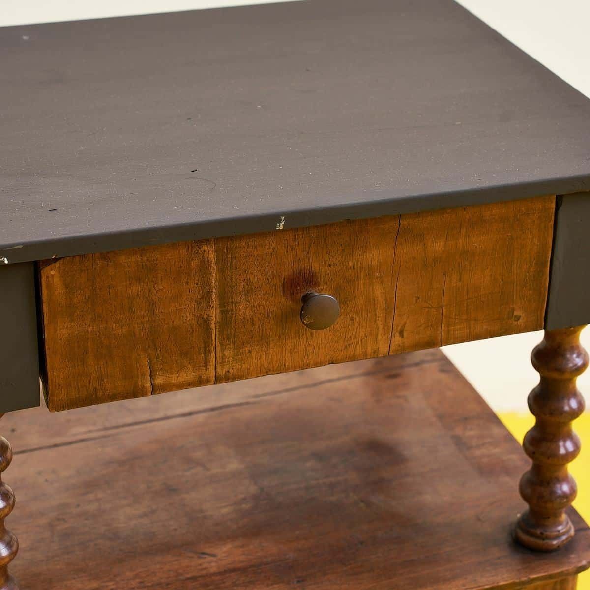 Elegant Antique Nightstand With Drawer photo furniture