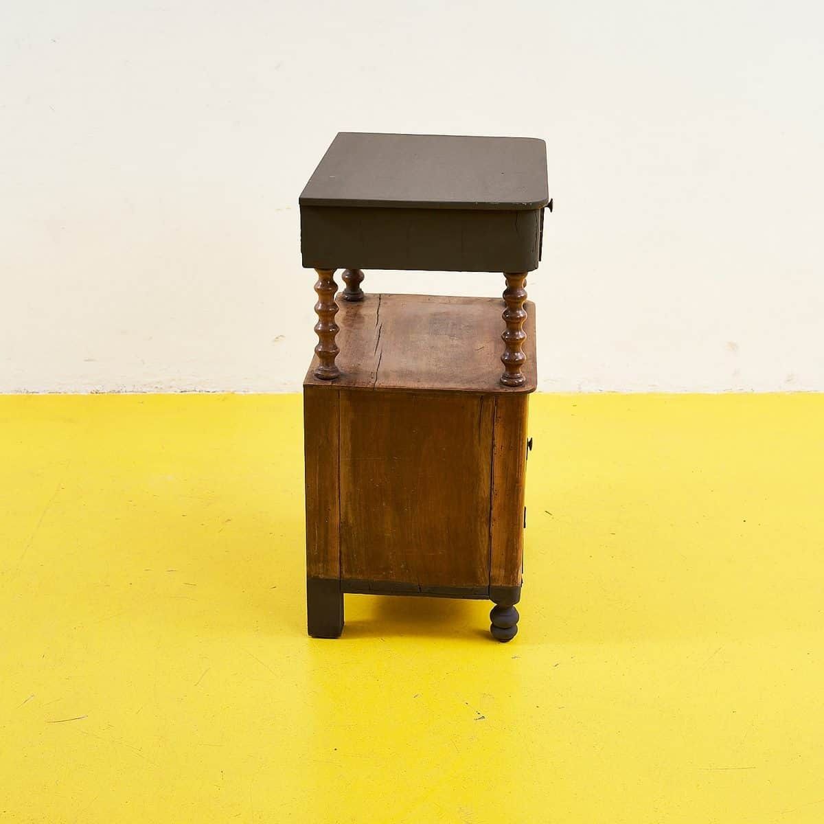 Elegant Antique Nightstand With Drawer photo Furniture