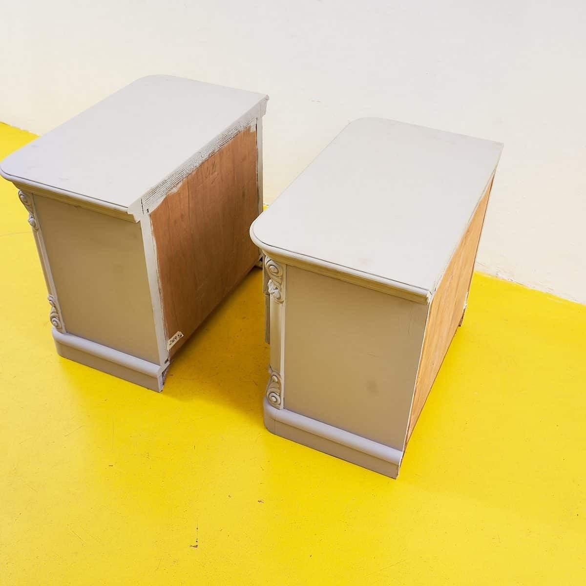 Pair Of Vintage Wooden Bedside Tables photo Furniture