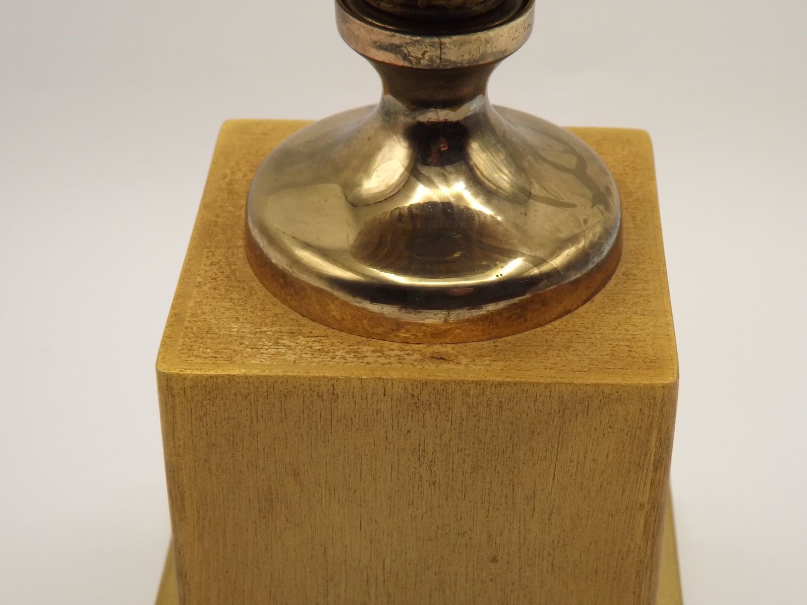 Lighting French Vintage 1970s Brass And Metal Pineapple Lamp Base In The Style Of Maison Jansen photo