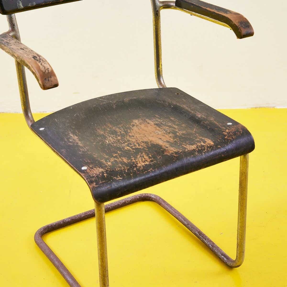 Designer Chair Attributed To Mart Stam photo furniture
