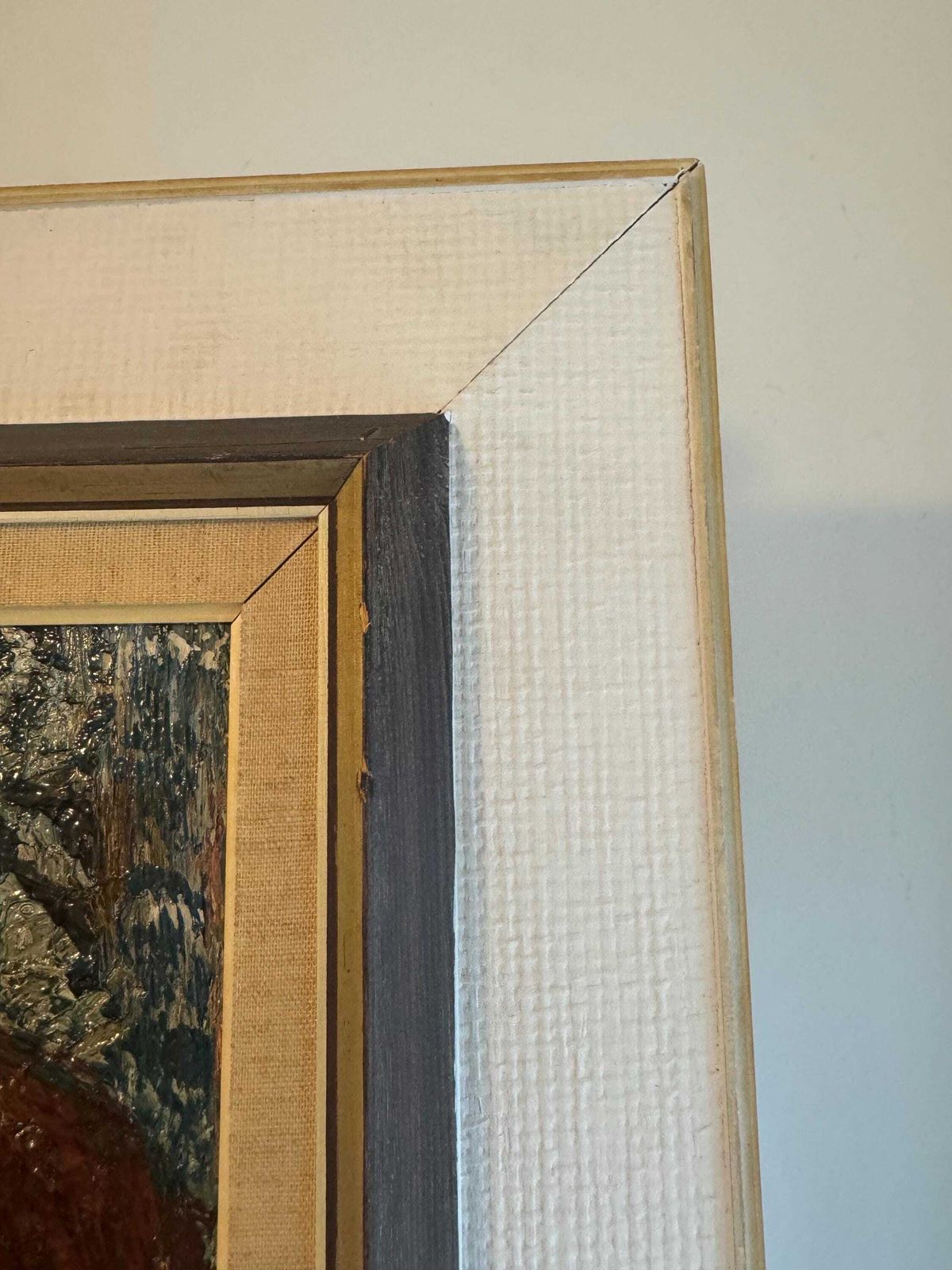 Swedish Original Oil Painting Wall Art photo vintage