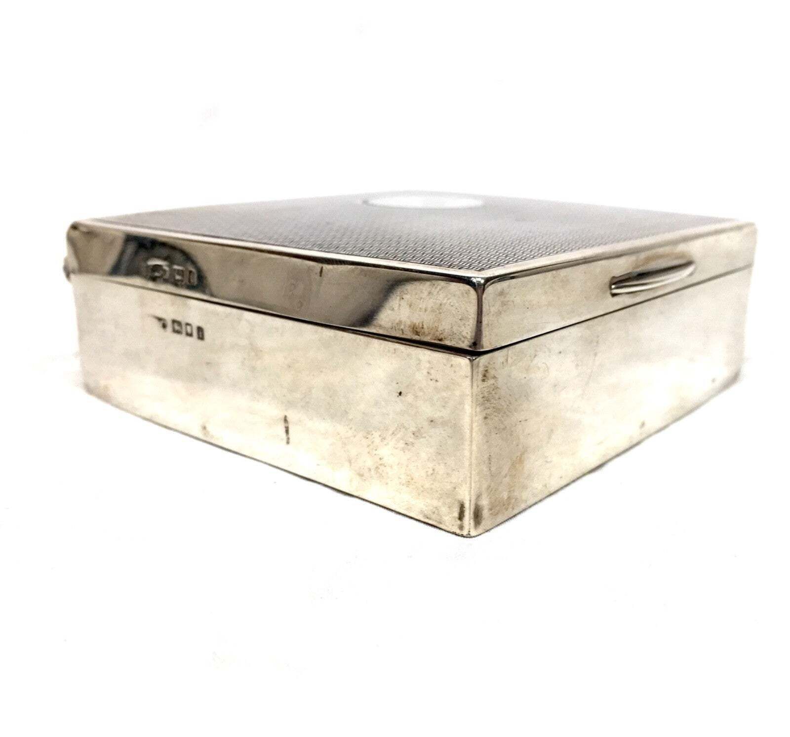 Antique Art Deco Sterling Silver Hallmarked 1924 Ladies Manicure Box / Cigarette photo 165.0