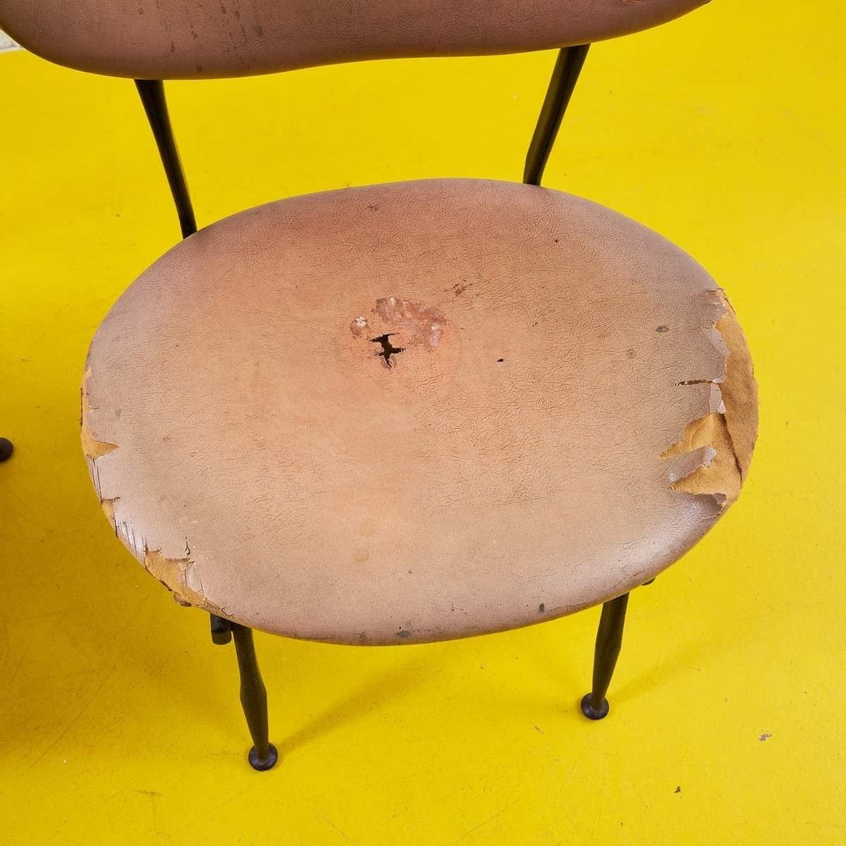 Pair Of 1950s Design Metal Armchairs photo Furniture