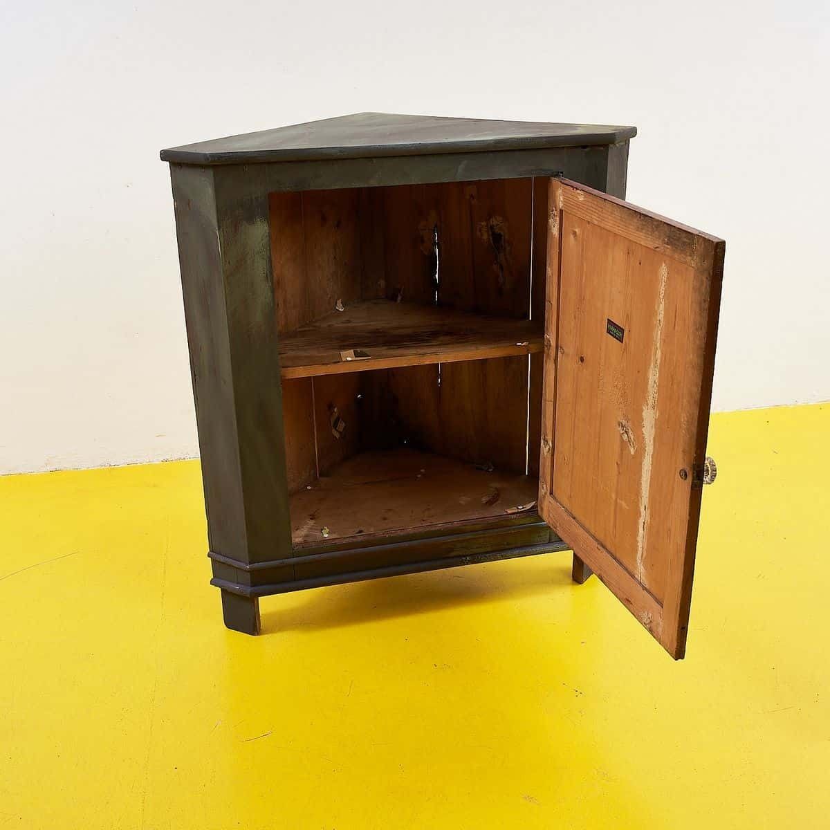 Vintage Wooden Corner Sideboard photo 557.0