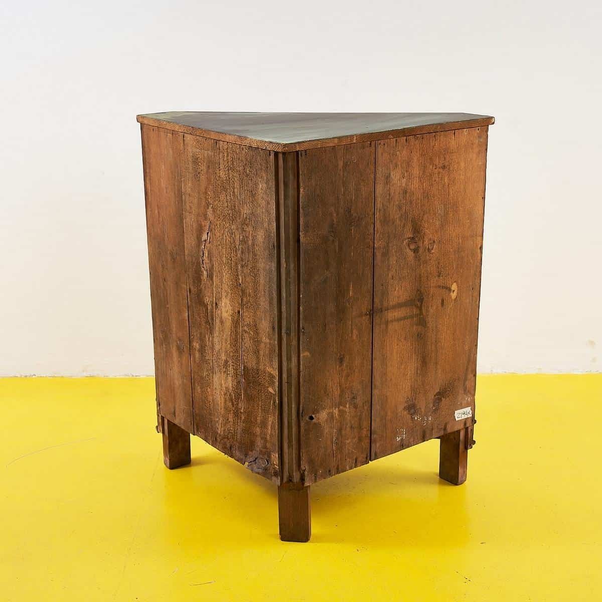 Vintage Wooden Corner Sideboard photo vintage