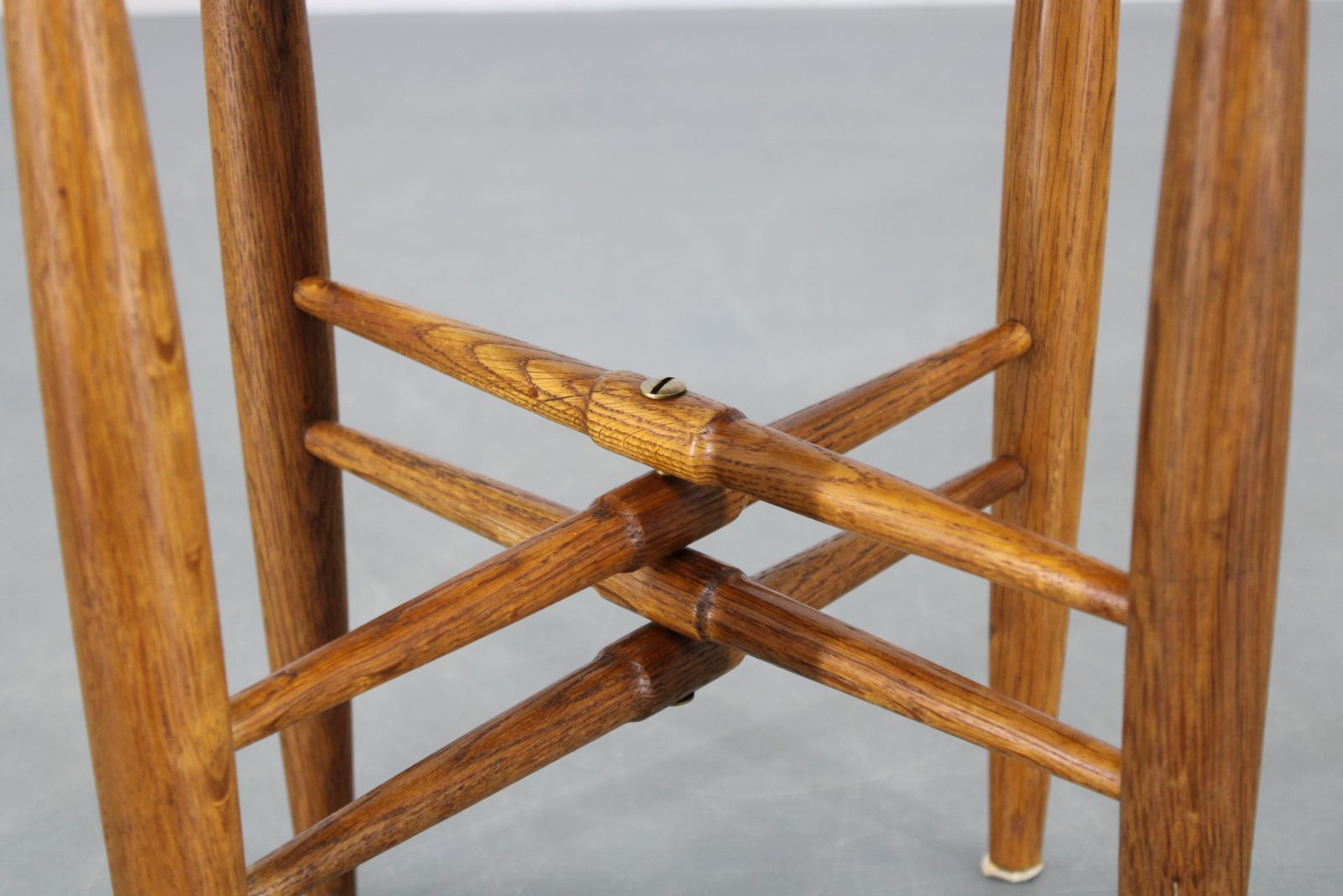 1960s Danish Solid Oak Side Table By Arne Basse For Knabstrup photo vintage