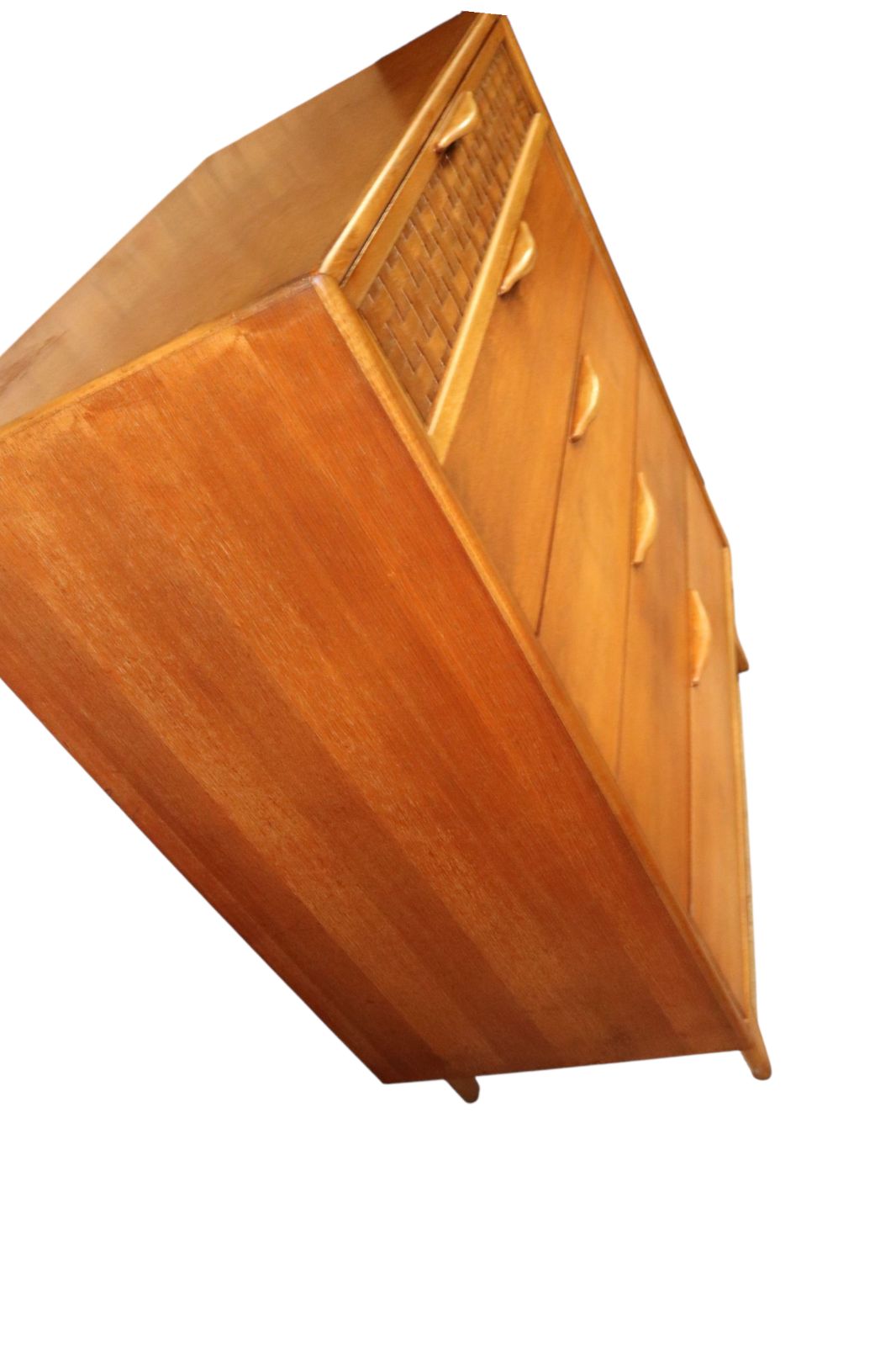 Rare Mid Century Lane ' Perception ' Large Teak Chest Of Drawers photo vintage