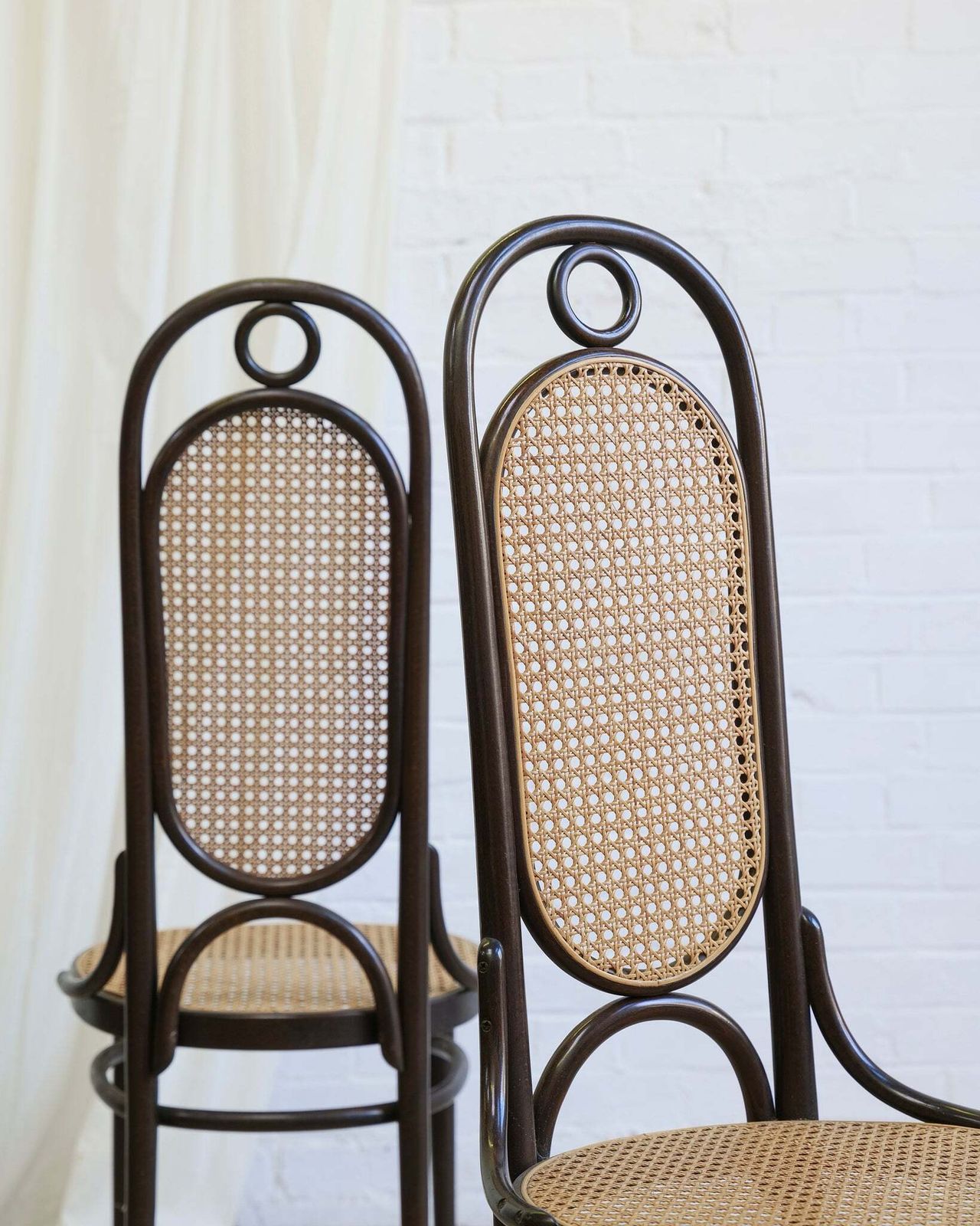 Set Of 4 Thonet Bentwood And Cane Dining Chairs Nr.207r photo furniture