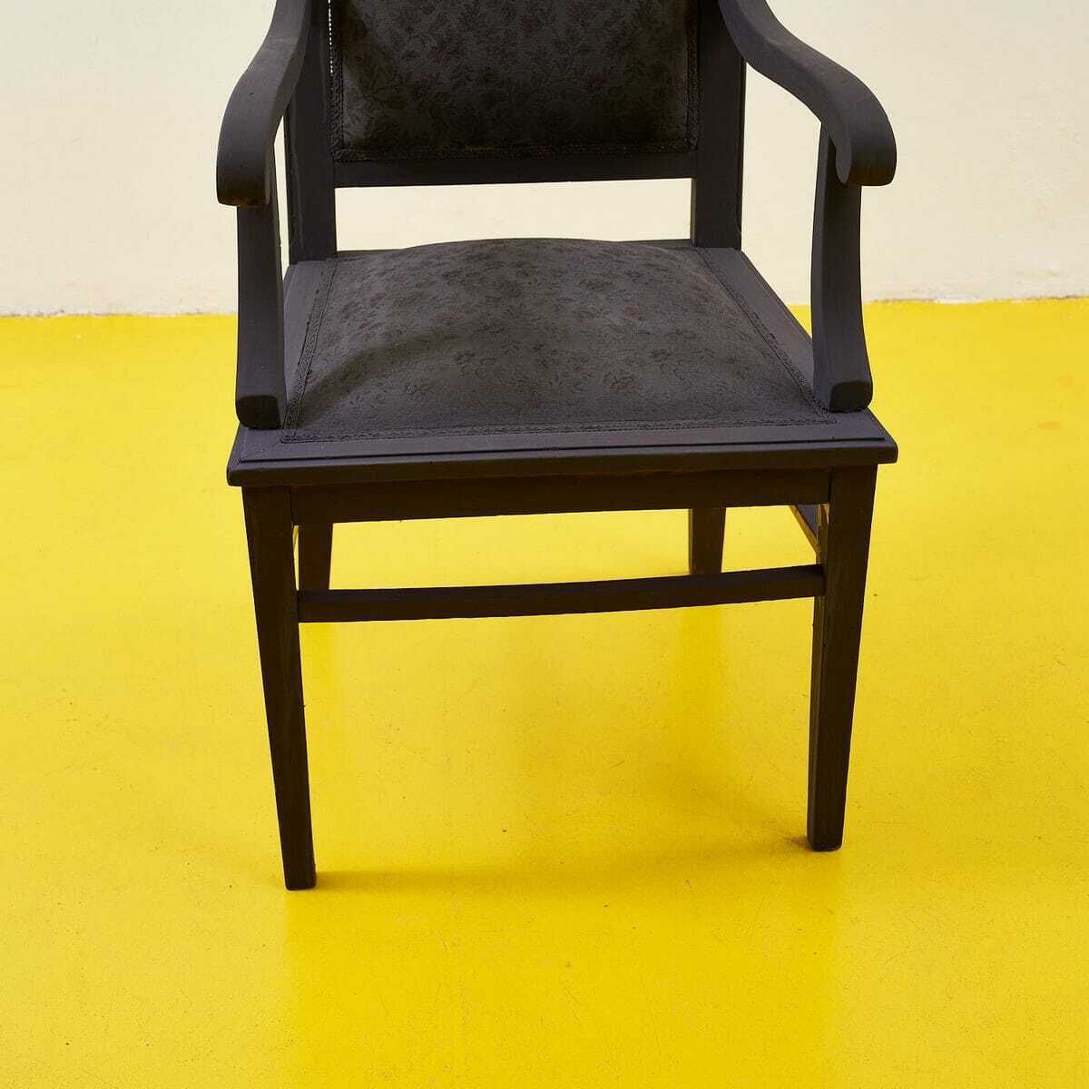 Vintage Wooden Armchair From The 1930s/40s photo for sale