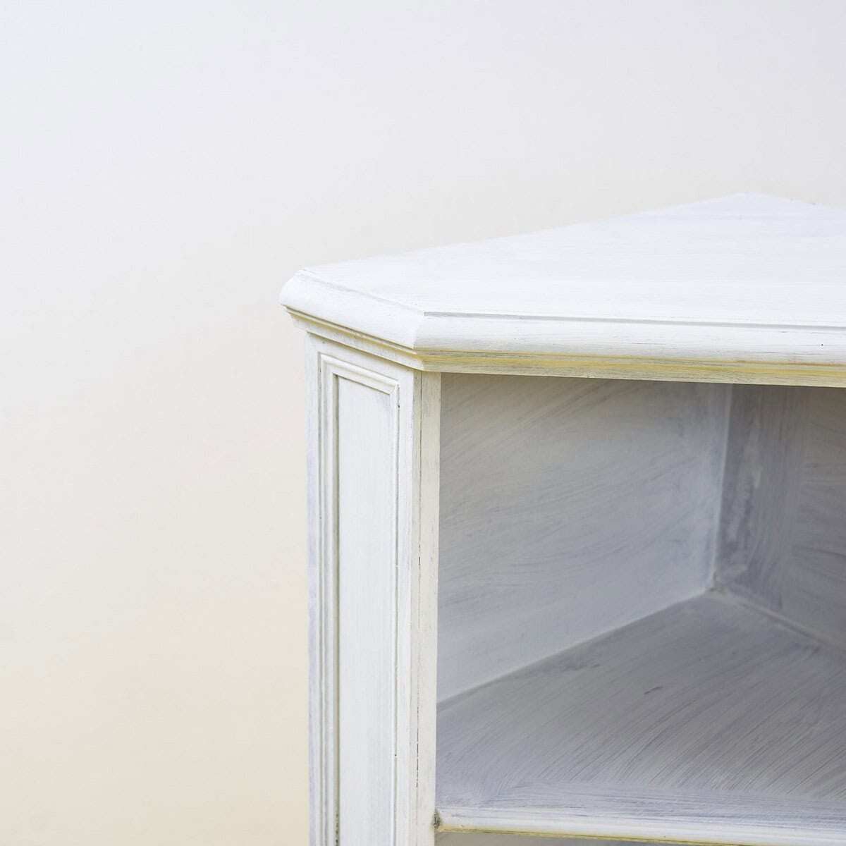 Elegant Vintage Style Corner Cabinet photo for sale