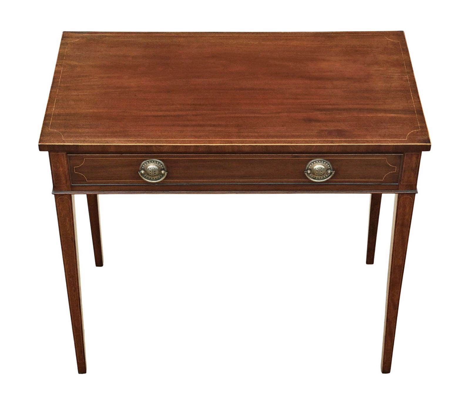 Antique 19th Century Inlaid Mahogany Writing, Dressing Table Or Desk – Fine Quality photo 2495.0