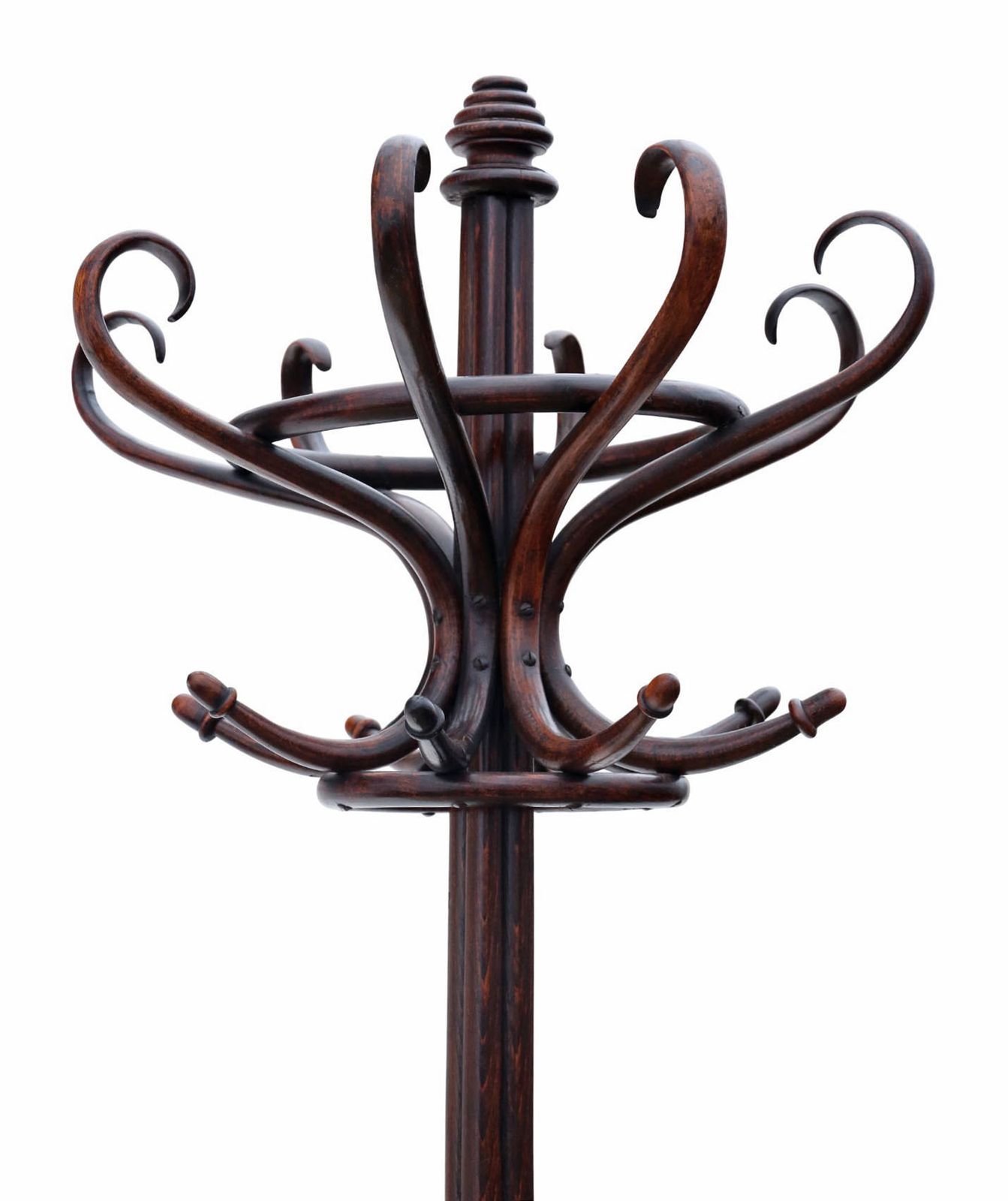 Antique C.1900 Bentwood Hall Stand For Hats, Coats, Sticks & Umbrellas photo furniture