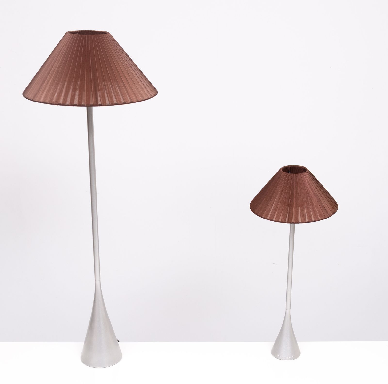 Pair Of Pascal Mourgue For Ligne Roset "Cinna" Cast Aluminum Table Lamps photo vinterior