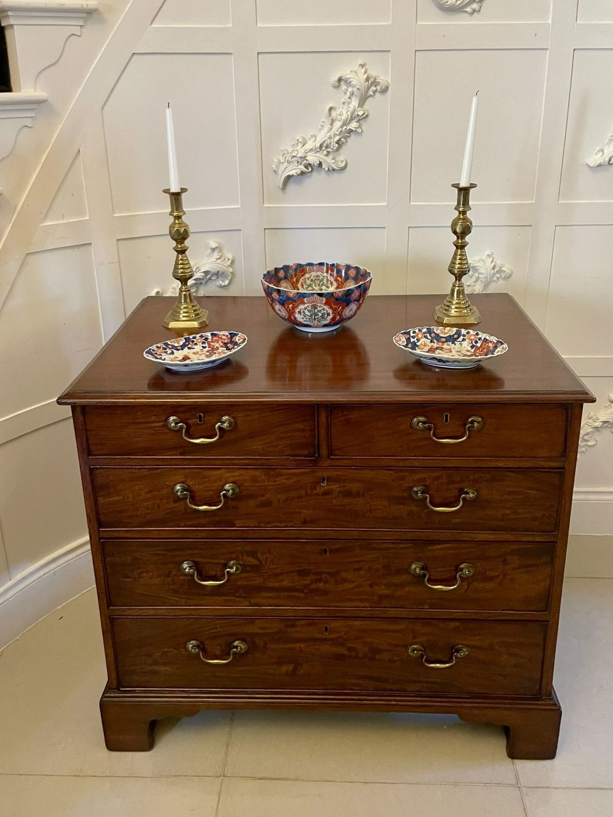 Antique George III Mahogany Chest Of Drawers photo furniture