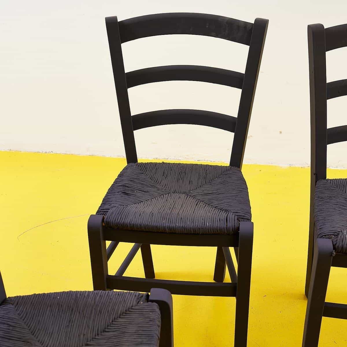 Elegant Rustic Style Chairs 4 Pieces photo vintage