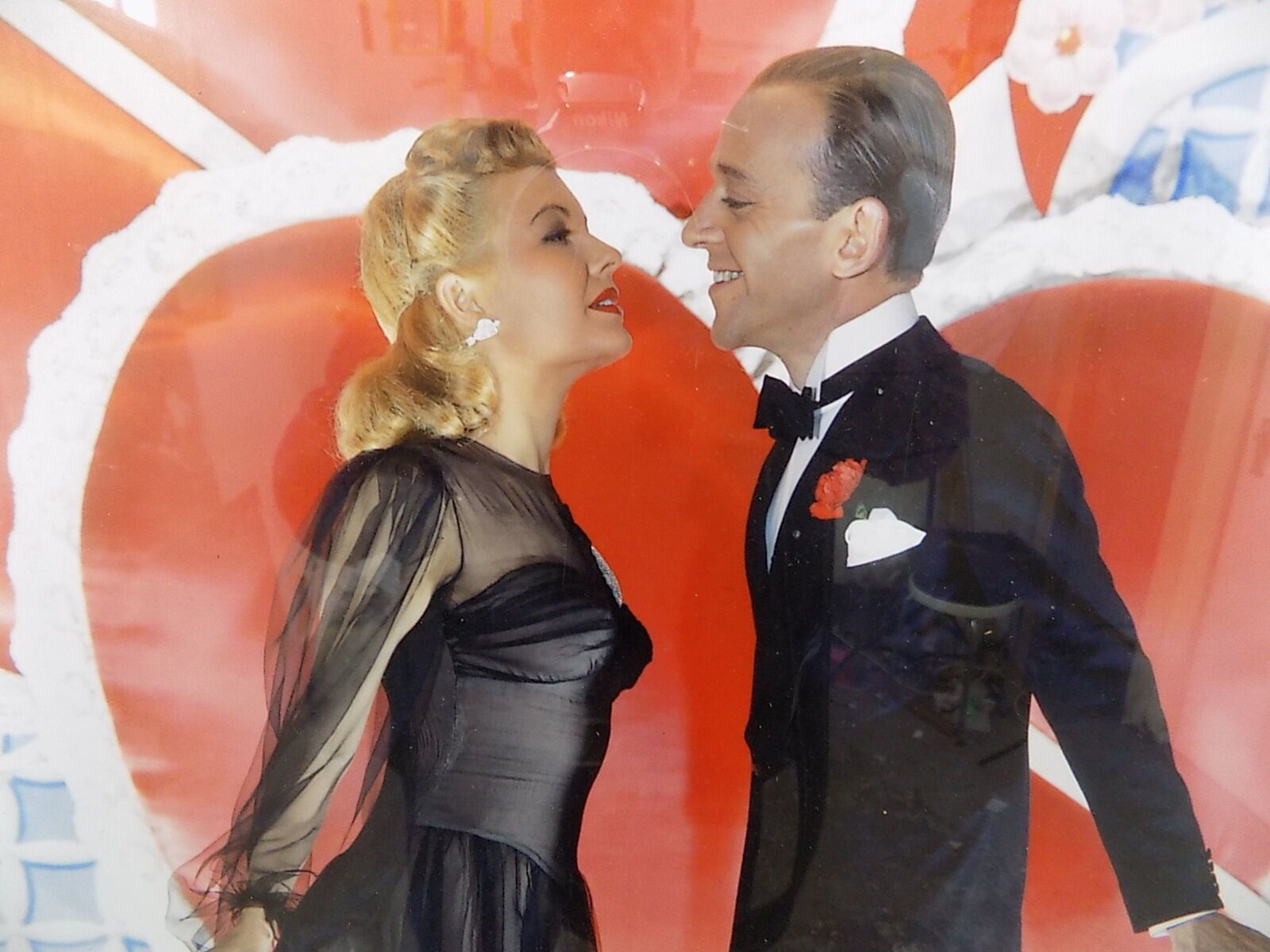 Framed,Colour,Photographic Print,Fred Astaire,Ginger Rogers,Photo,Print,Cinema photo 75.0