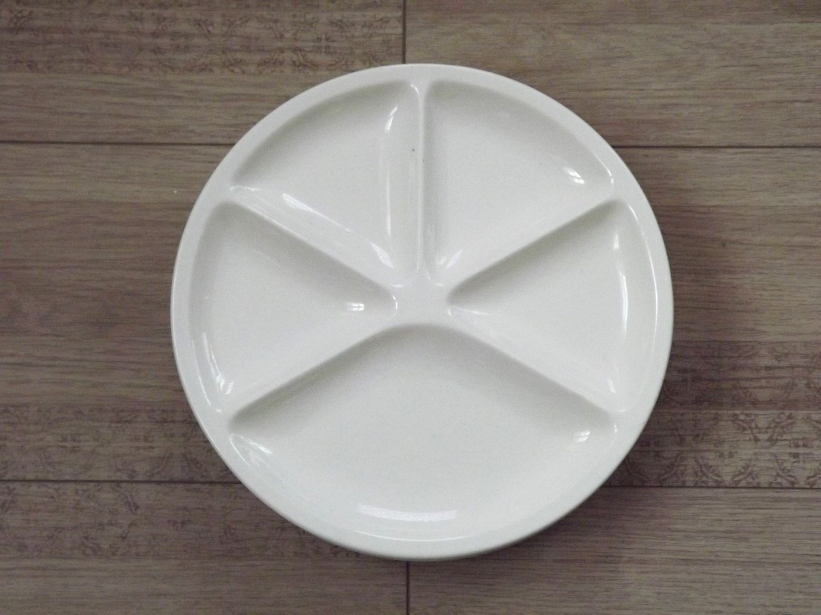 Lot de 6 assiettes à fondue vintage Le Creuset - années 1960/70 - Made In France photo vinterior