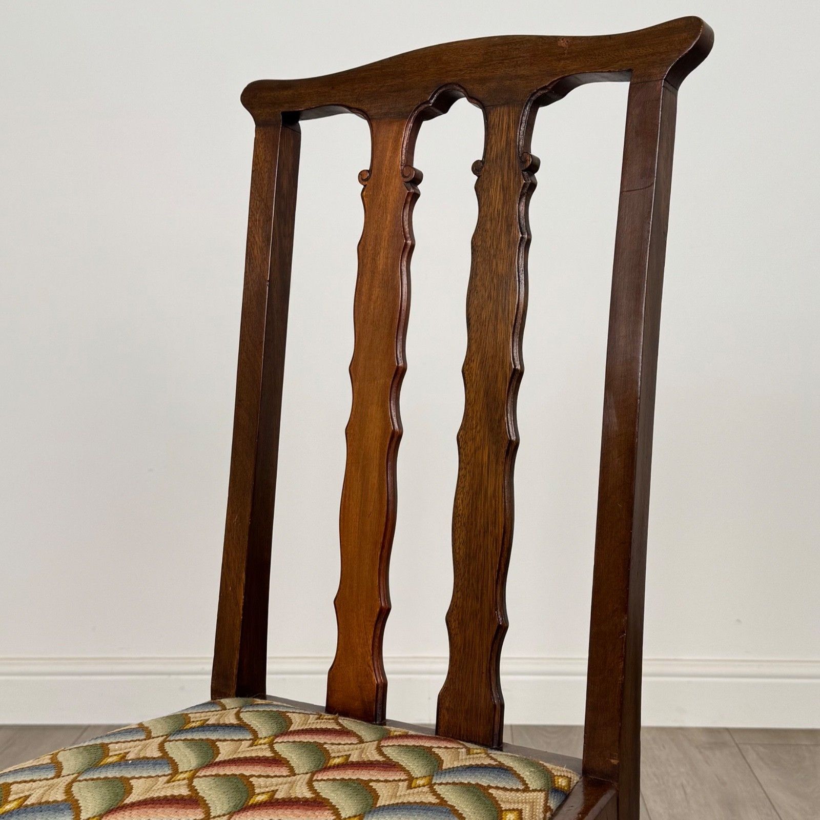 Antique 20th Century Set Of 4 Mahogany Dining Chairs photo Furniture