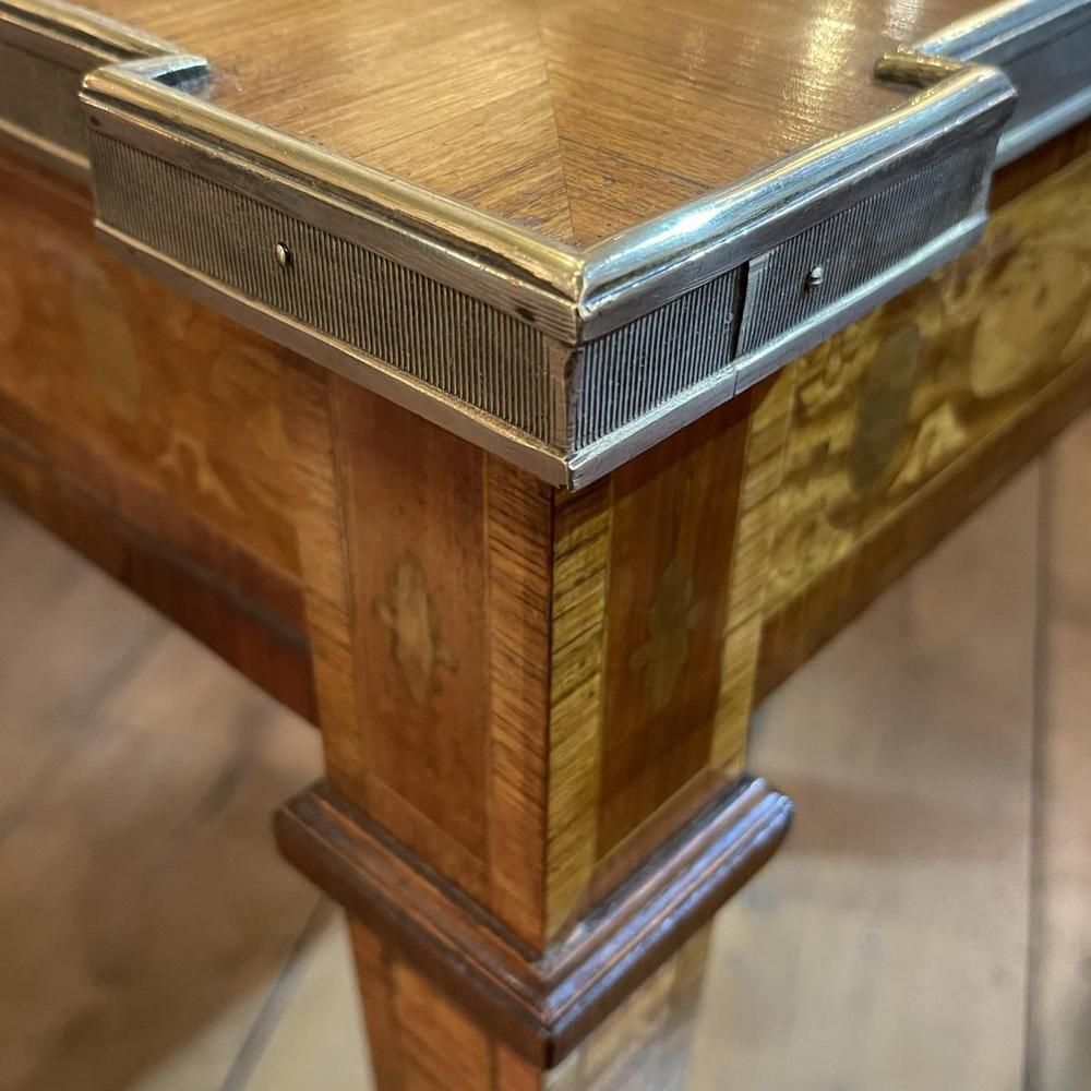 Louis XVI Directoire Inlaid Table / Desk, 19th Century photo Furniture