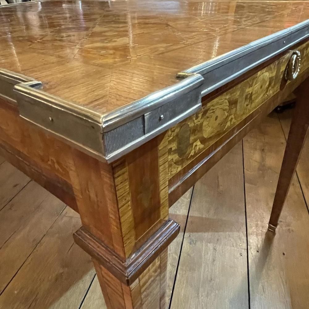 photo vinterior Louis XVI Directoire Inlaid Table / Desk, 19th Century
