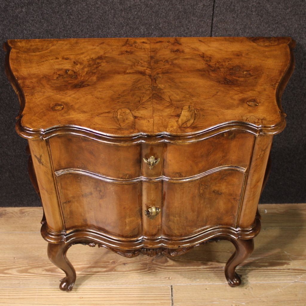 Pair Of 20th Century Venetian Bedside Tables photo vintage