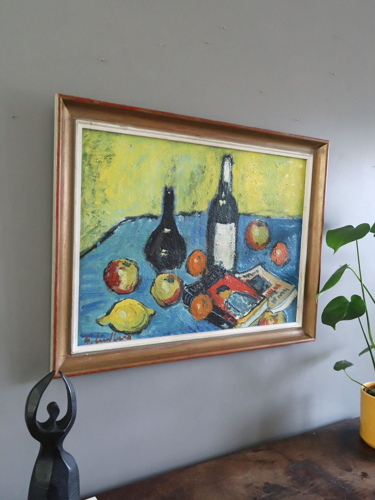 Lemon & Literature Oil Painting photo for sale